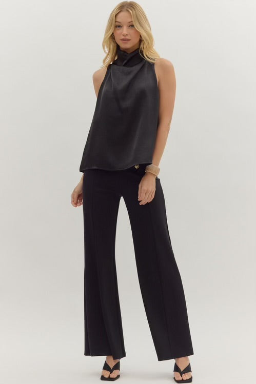 Cognac Crush Top Black