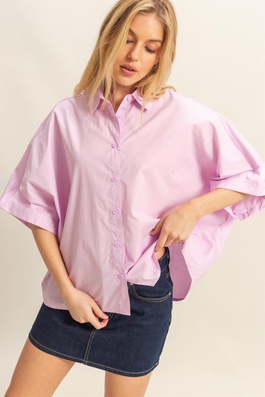 Main Squeeze Top Lavender