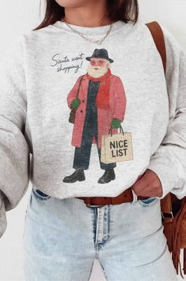 I’m Going Shopping Santa Sweatshirt