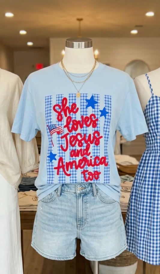 Jesus and America Tee