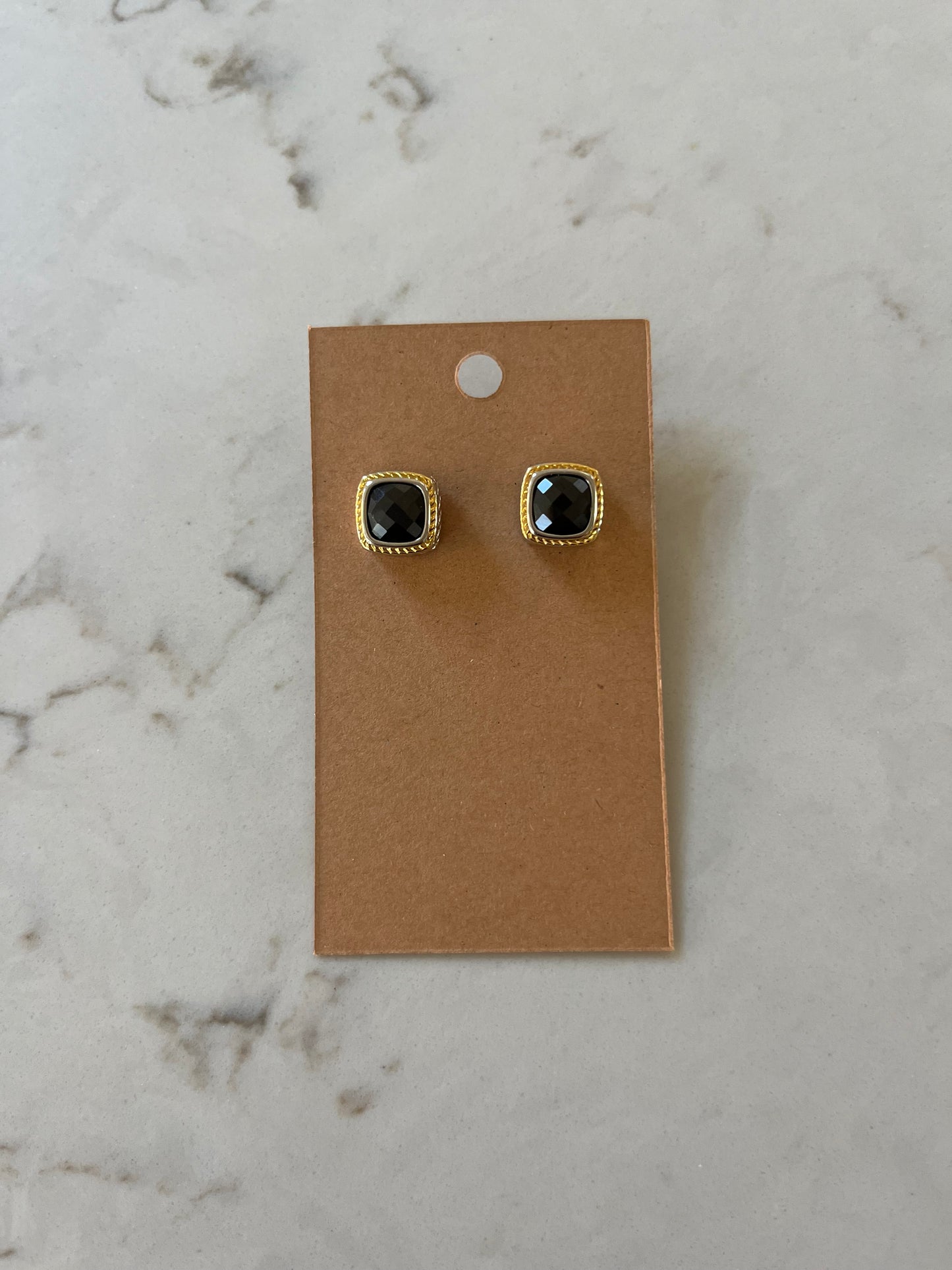 Dazzled Earrings Black