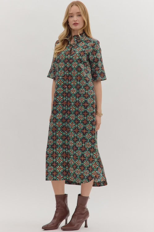 Fall Into Winter Maxi Dress