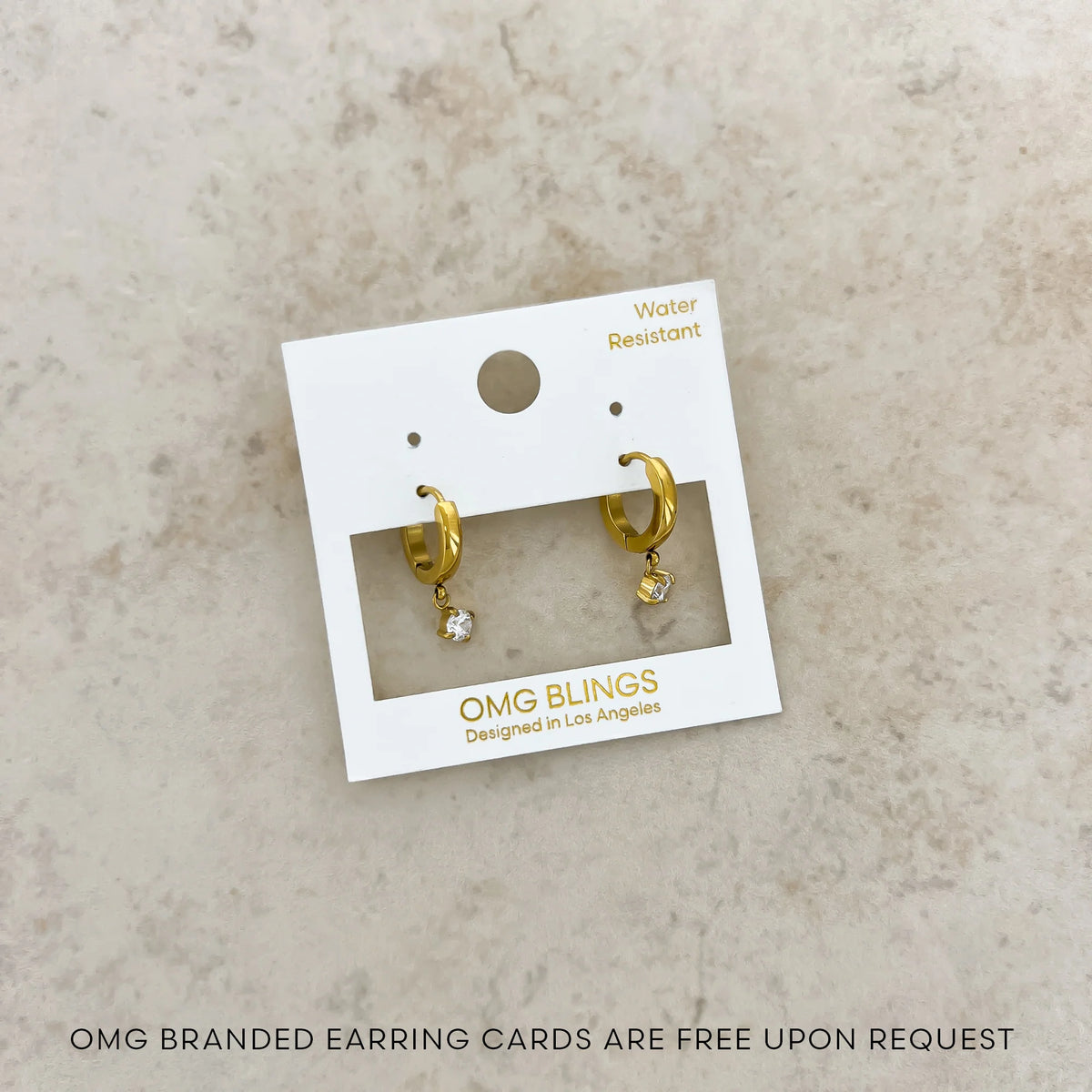 A Little Sparkle Hoop Earrings