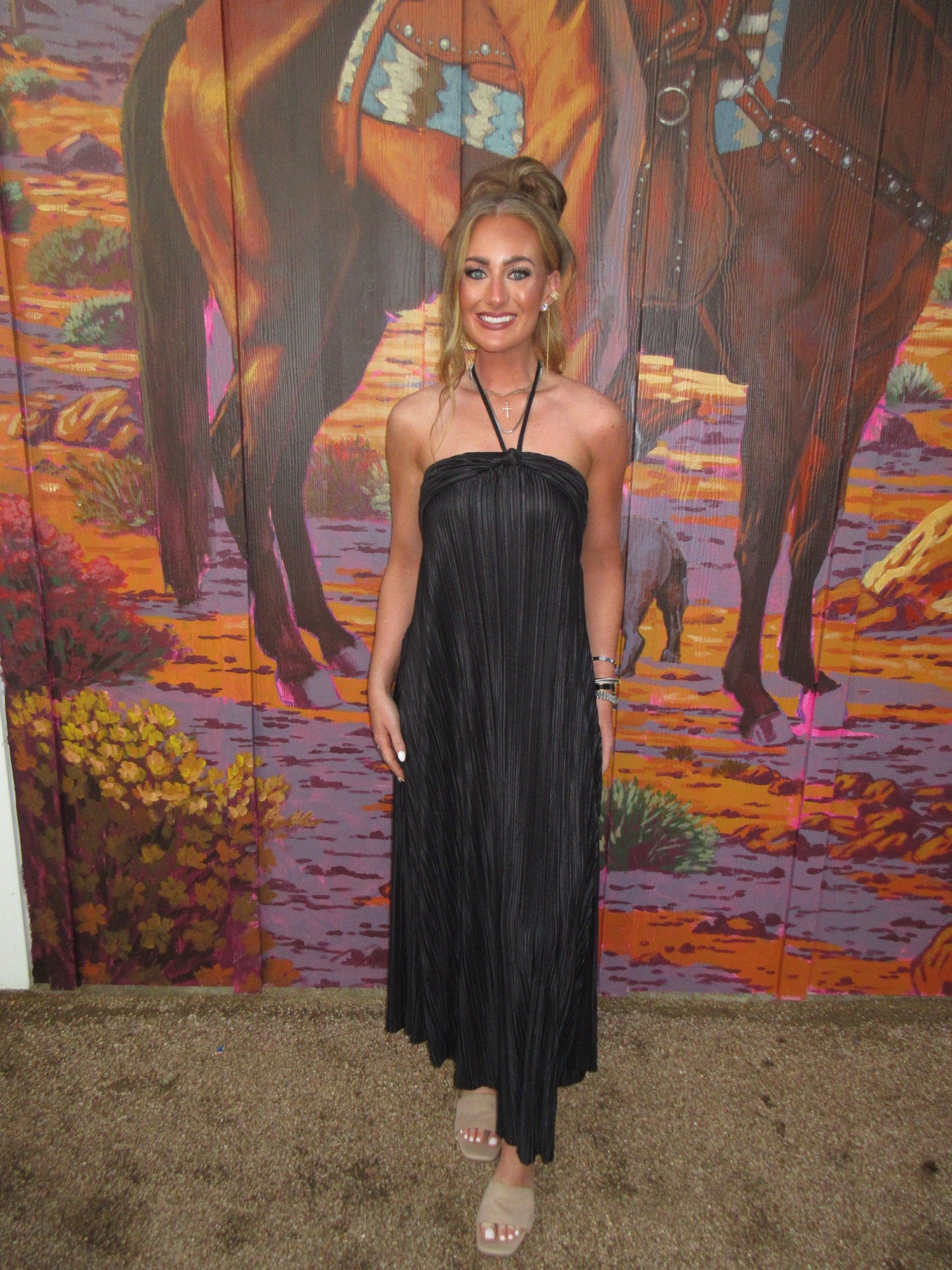 Champagne Supernova Dress Black