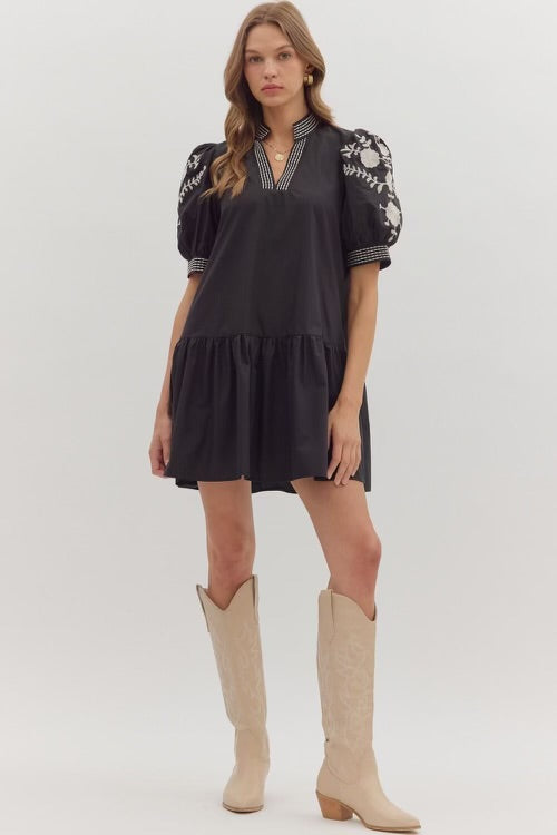 Fort Worth On My Mind Dress Black