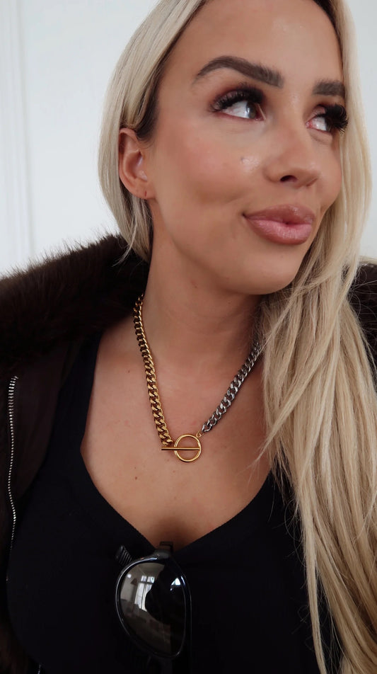 Chan Sutt Mixed Metal Chain Necklace