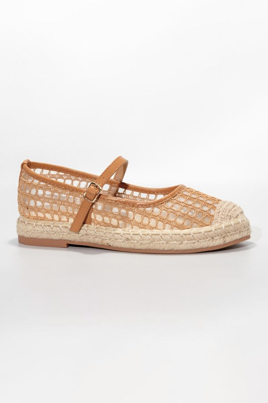 Out And About Raffia Mary Jane’s