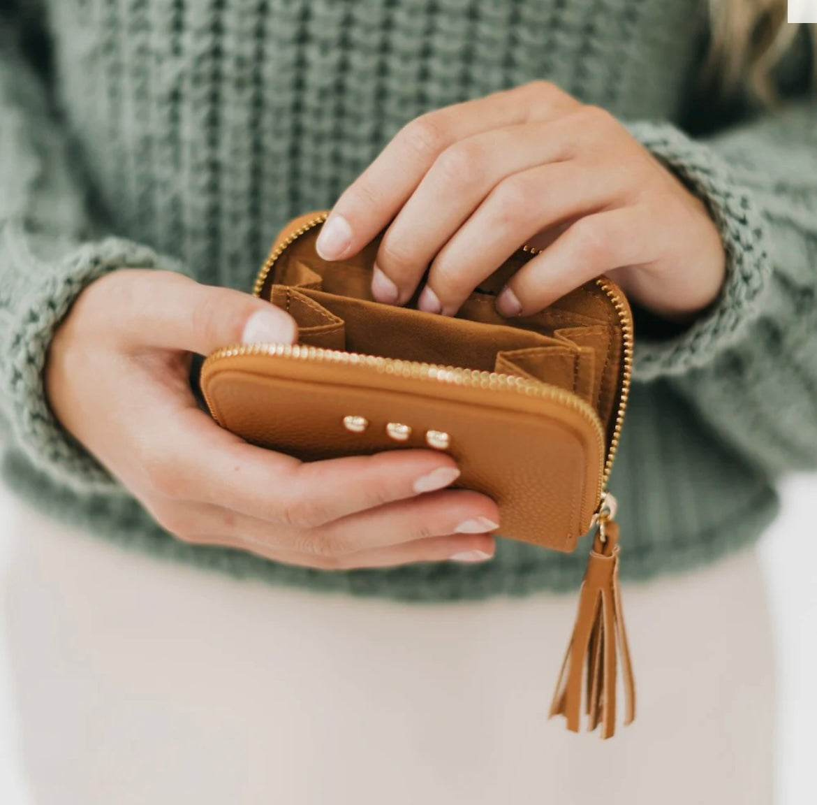 Pretty Simple Small Wallet Brown