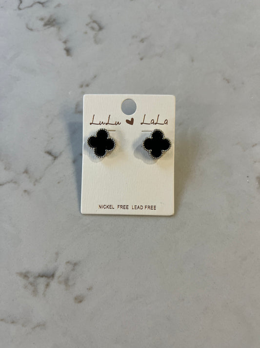 Almost Famous Earrings Black