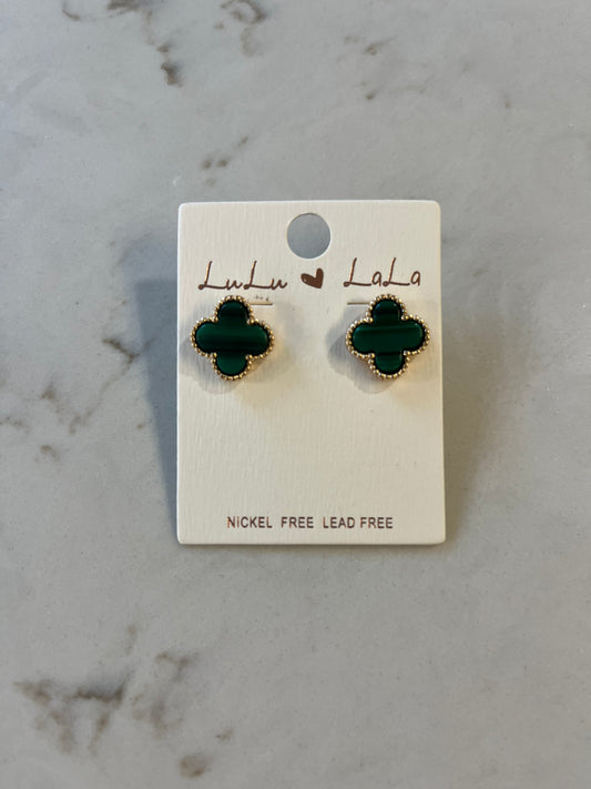 Almost Famous Earrings Green