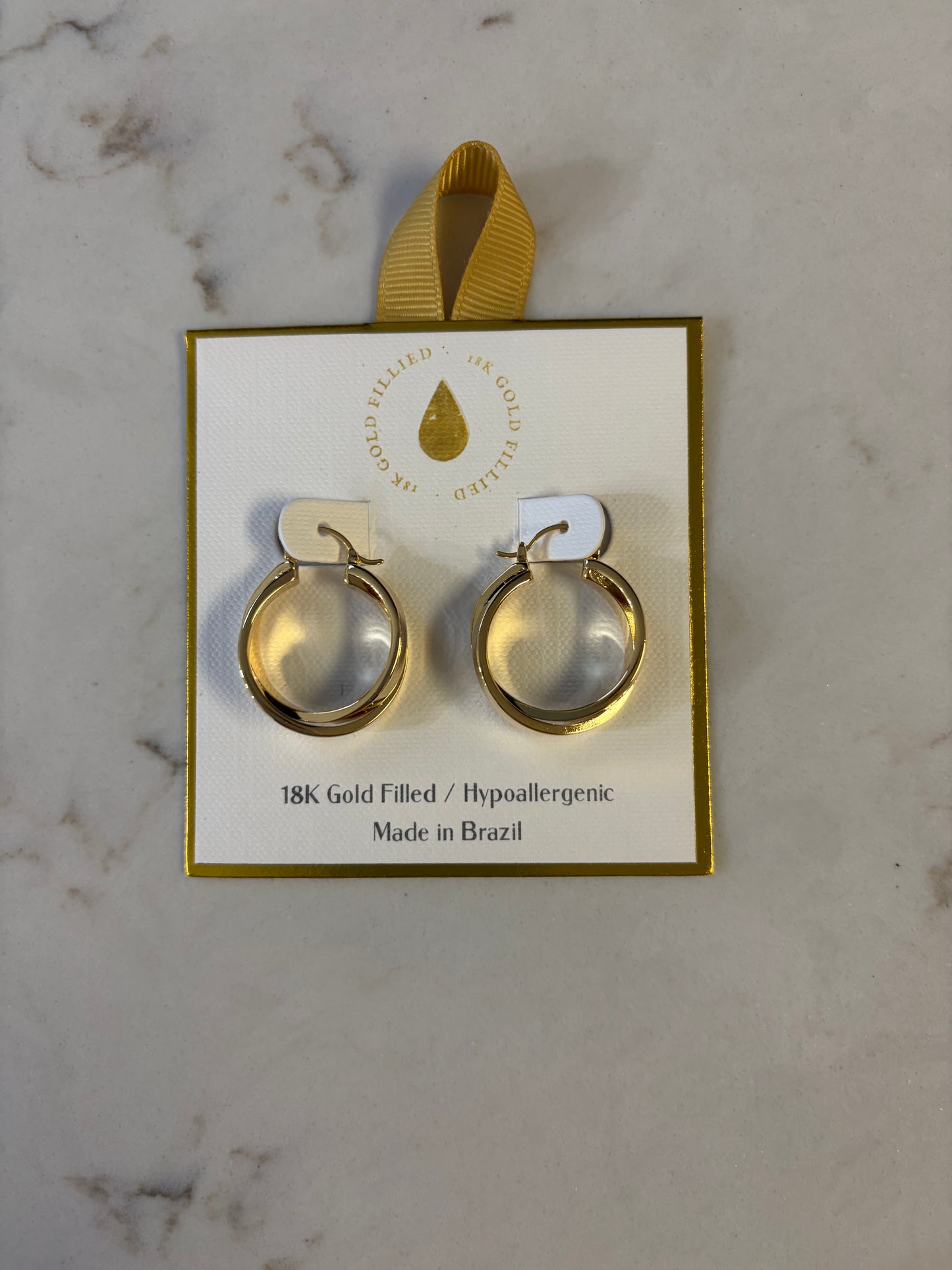 Wrapped Up Earrings Gold