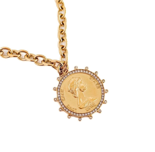 Pretty Simple Love Each Other More Necklace