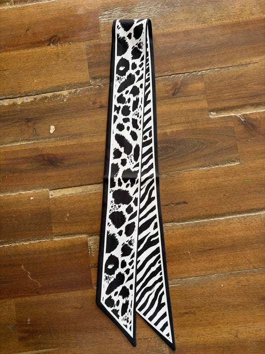 Black Leopard/Zebra Twilly