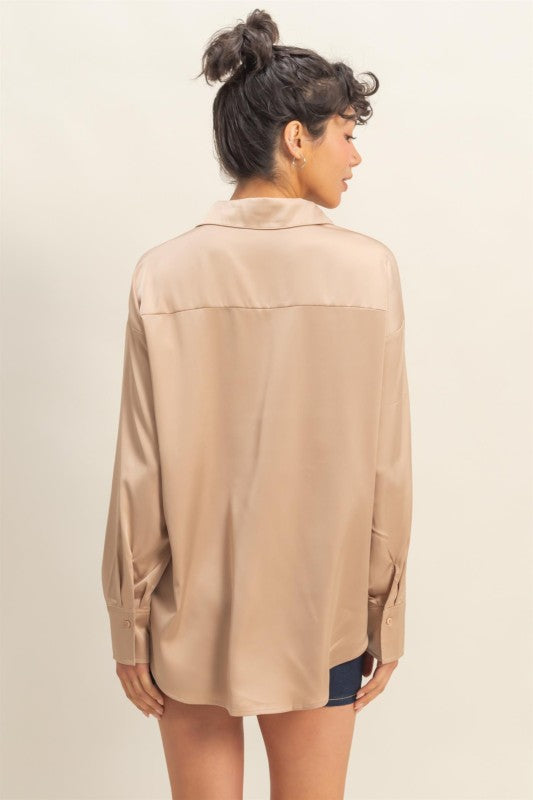 Winter Wonderland Top Taupe