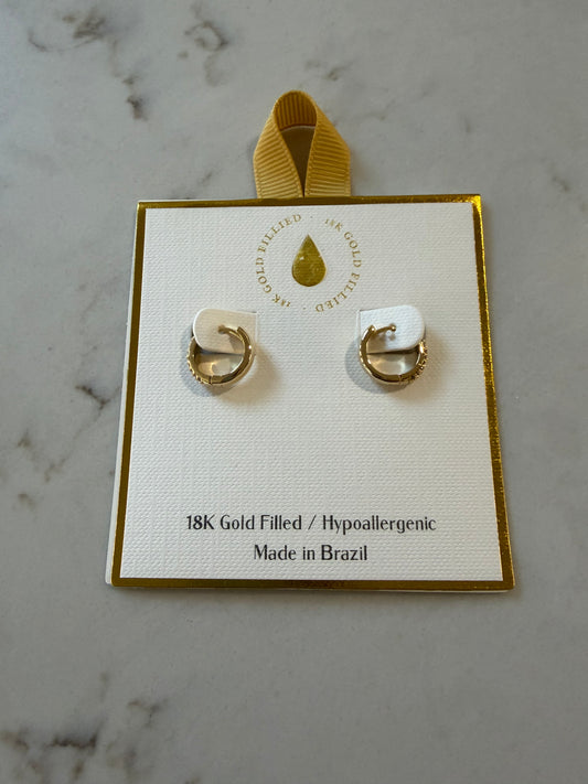 Shine On Me Huggie Earrings