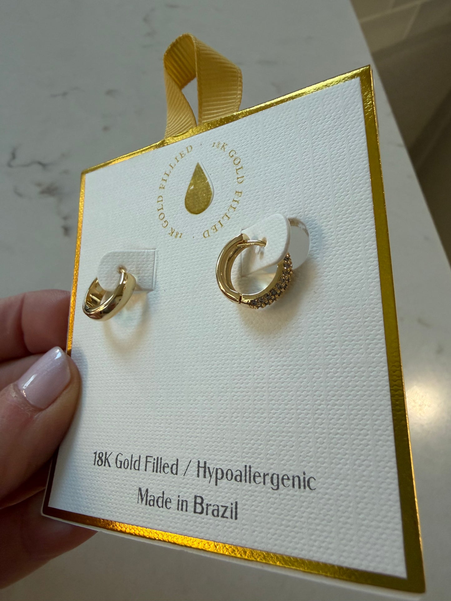 Shine On Me Huggie Earrings