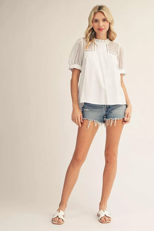 Loving Life Top White