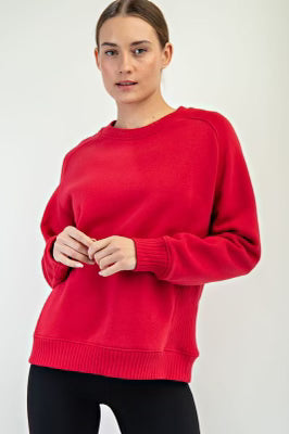 On Fire Sweatshirt Red