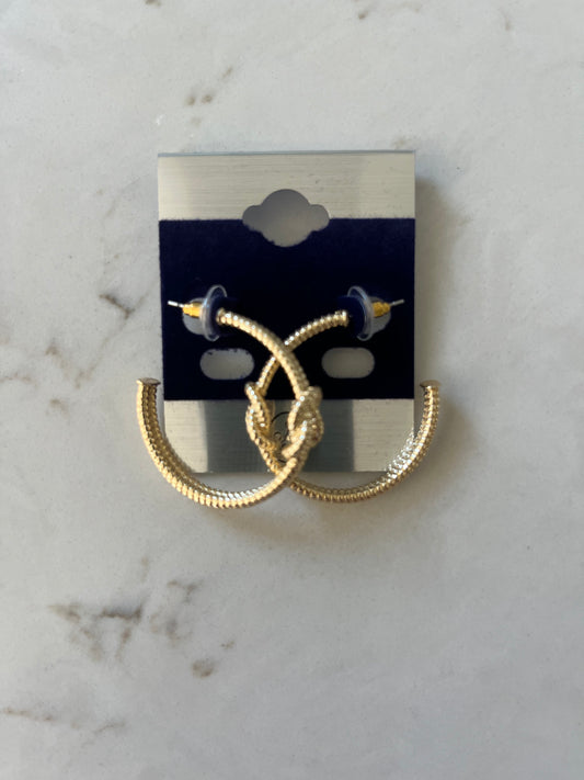 Knot The Only One Earrings Gold