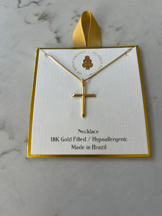 Gold Cross Necklace