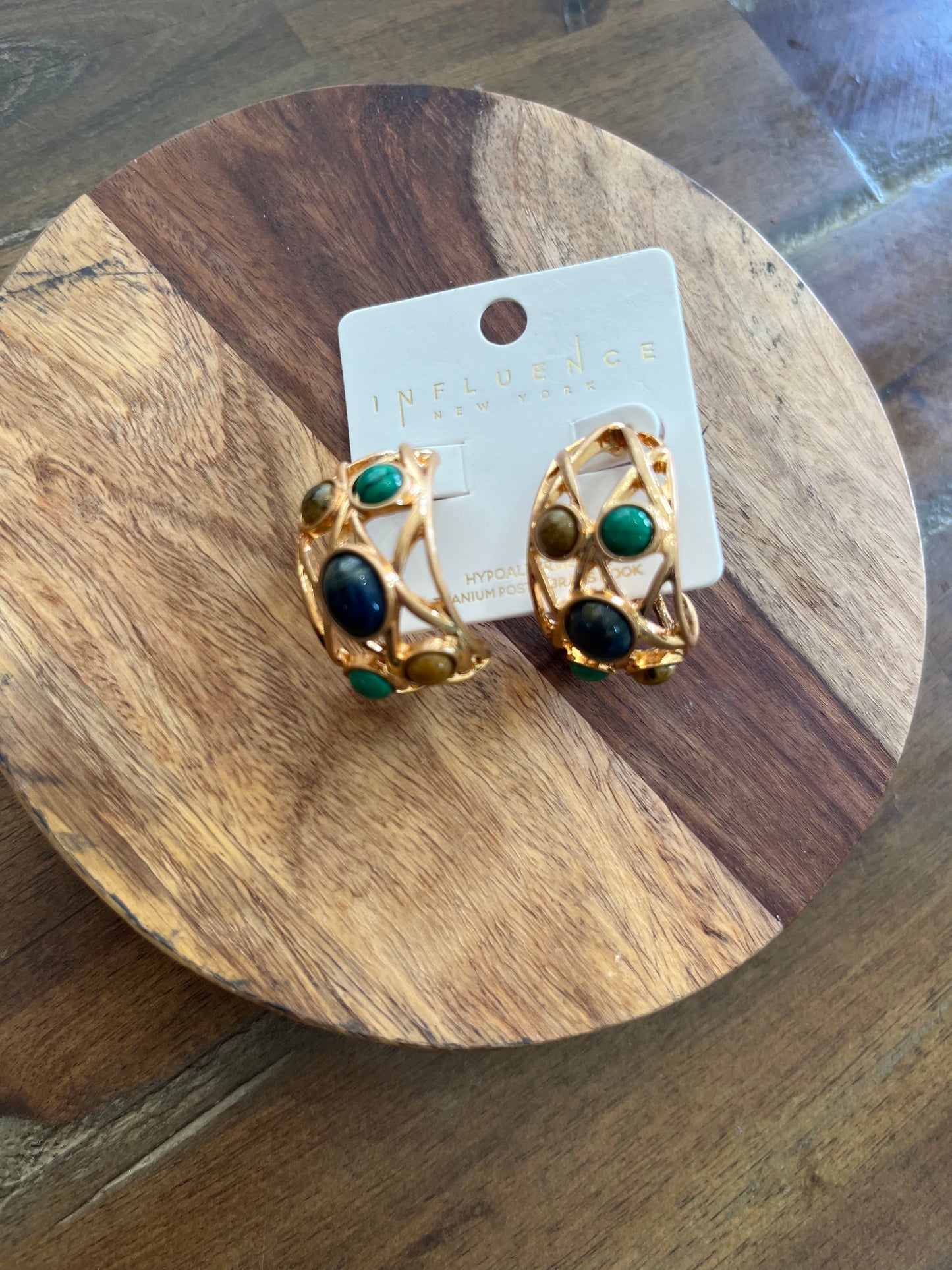 Make A Statement Earrings Blue